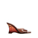 LUMINA WEDGE SANDALS - MEDIUM BROWN