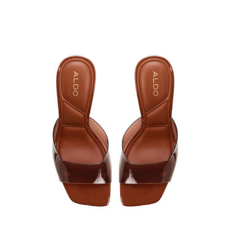 LUMINA WEDGE SANDALS - MEDIUM BROWN