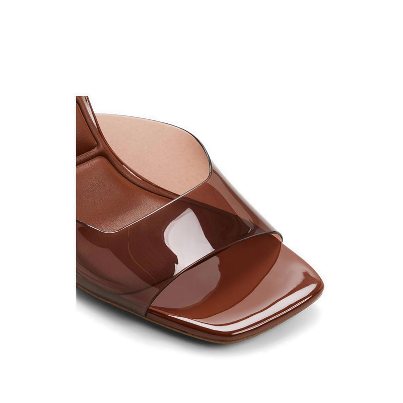 LUMINA WEDGE SANDALS - MEDIUM BROWN