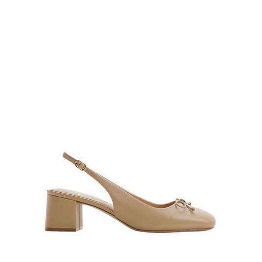 LILYNAE HEELED SHOES - BEIGE