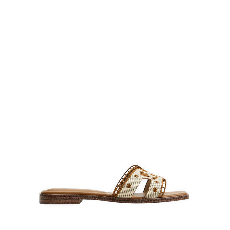 ITSANDAL FLAT SANDALS - NATURAL