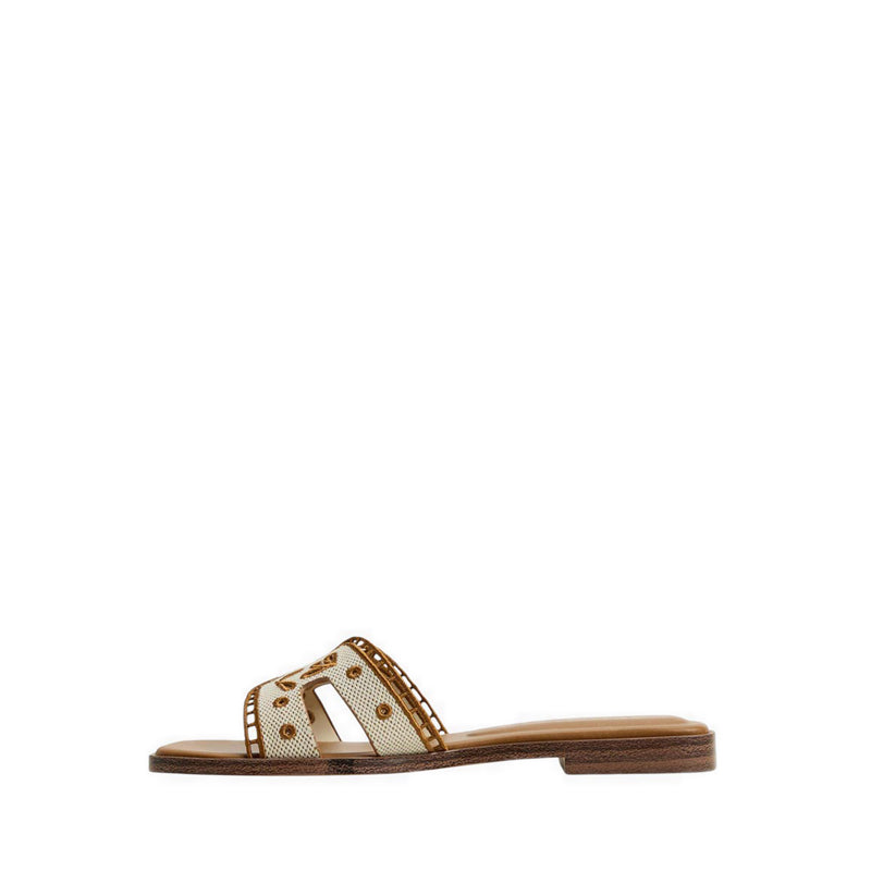 ITSANDAL FLAT SANDALS - NATURAL