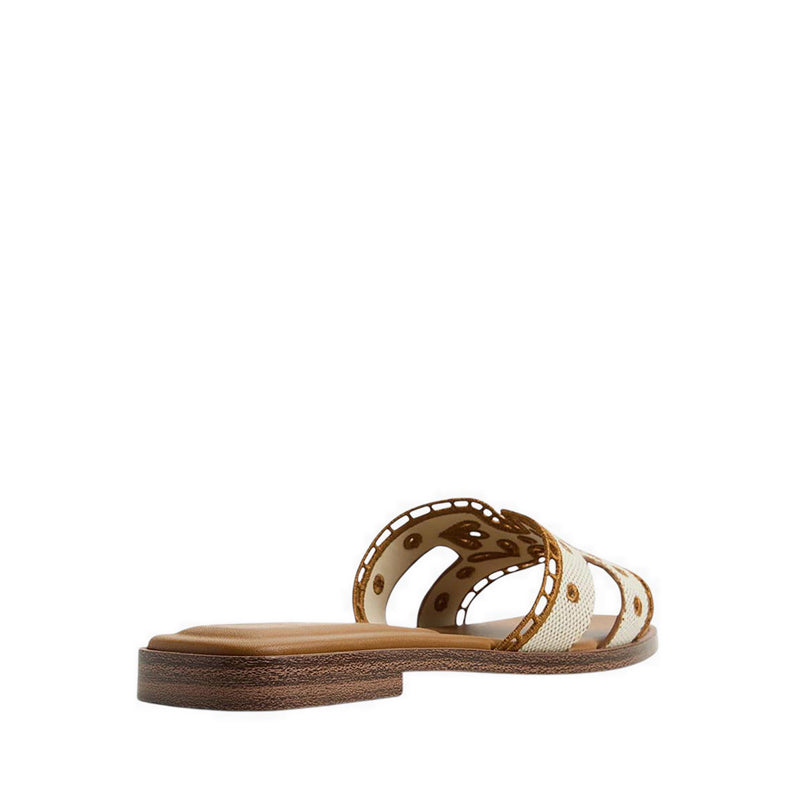 ITSANDAL FLAT SANDALS - NATURAL