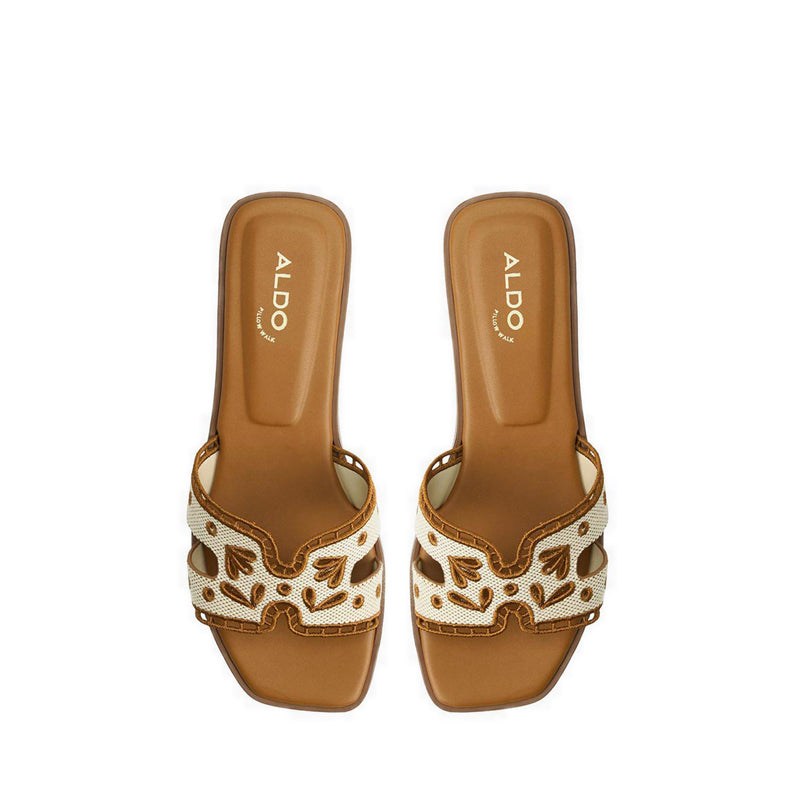 ITSANDAL FLAT SANDALS - NATURAL