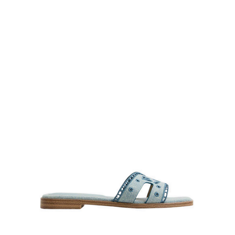 ITSANDAL FLAT SANDALS - DENIM