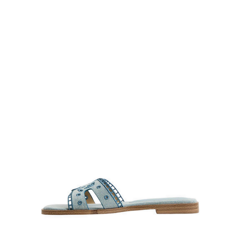 ITSANDAL FLAT SANDALS - DENIM