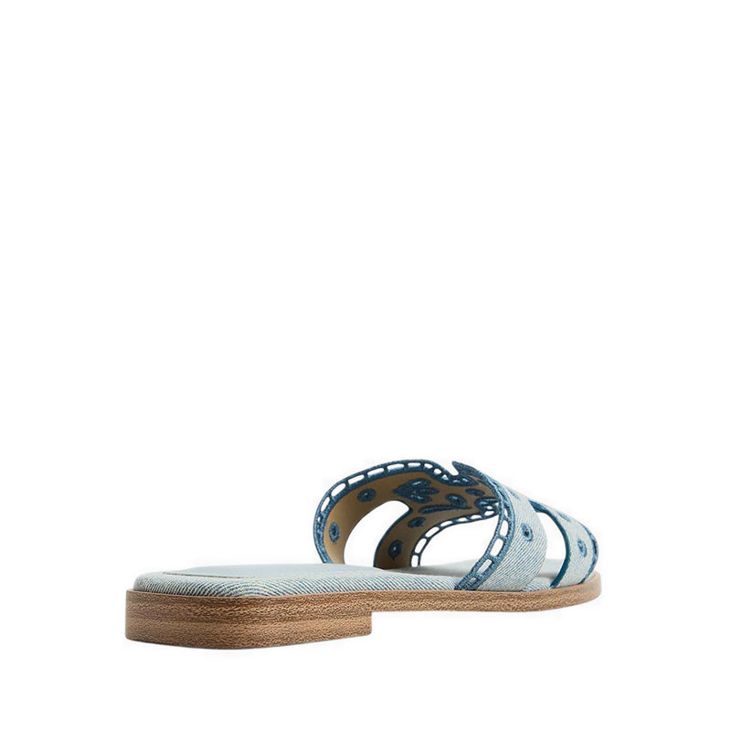 ITSANDAL FLAT SANDALS - DENIM