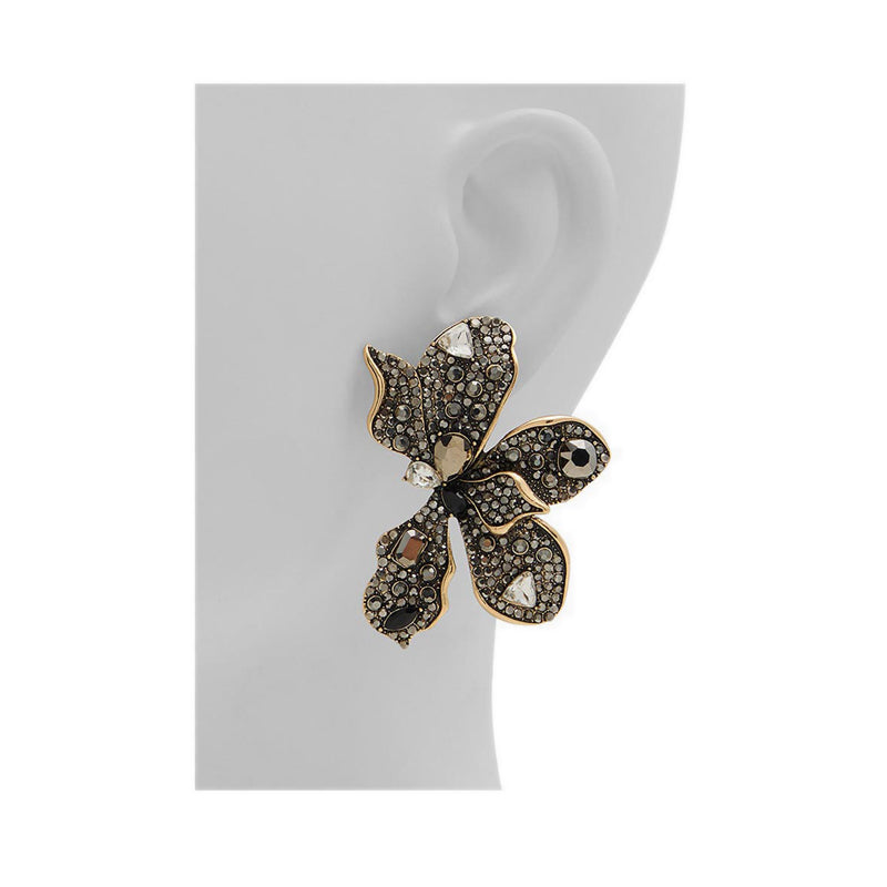 FLOWIE EARRINGS - GREY