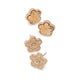 ELOISSE EARRINGS - GOLD/CLEAR MULTI