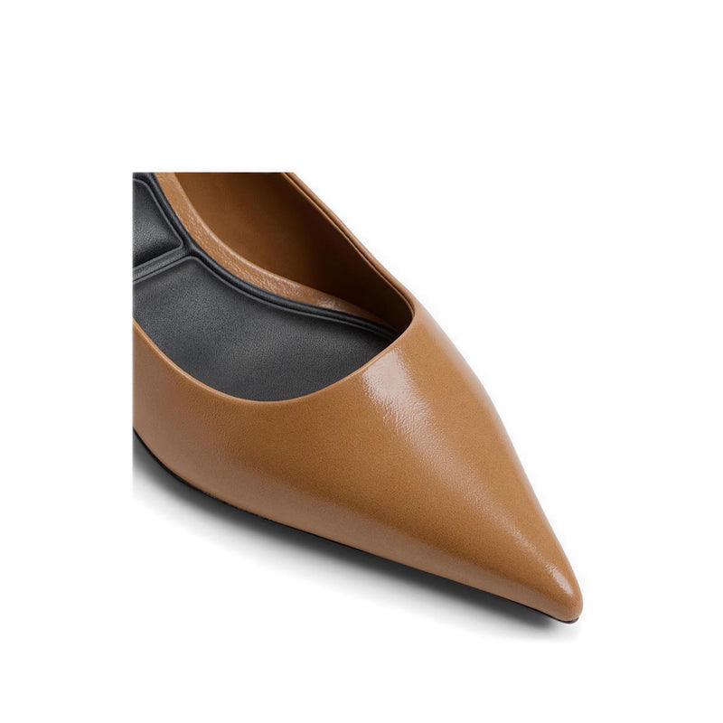 RUPARI HEELED SHOES - TAN