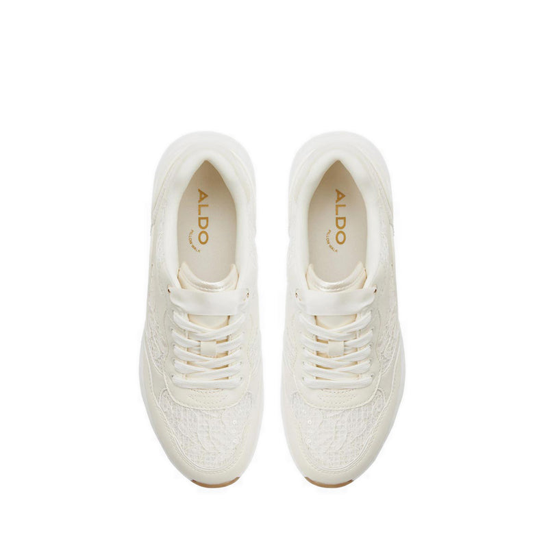 ASIEJAN WEDGE SNEAKERS - WHITE/BONE