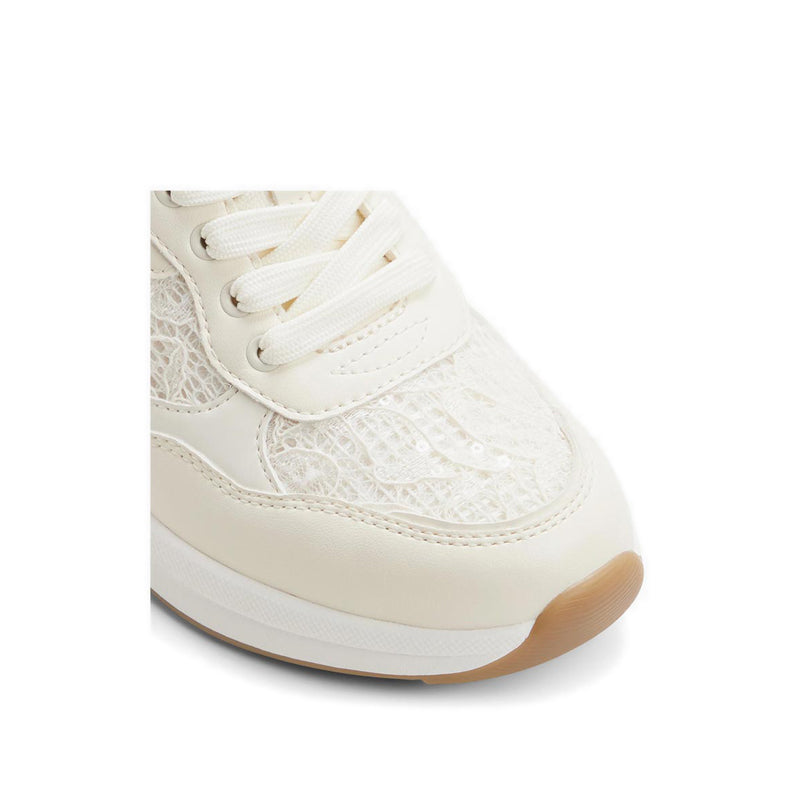 ASIEJAN WEDGE SNEAKERS - WHITE/BONE