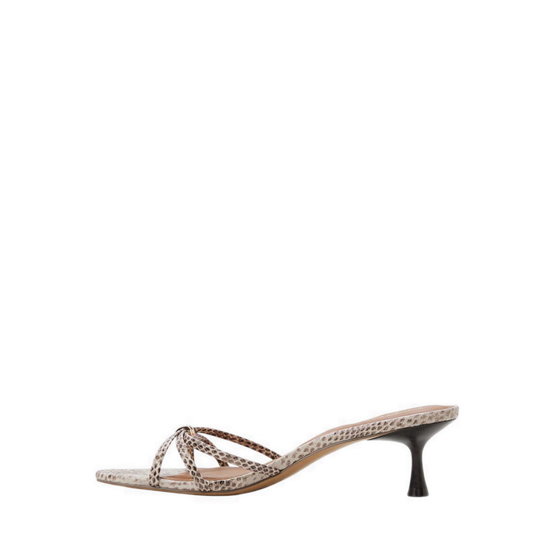 MADALYN HEELED SANDALS - GREY MULTI