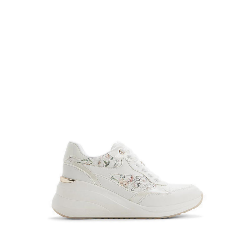 ASIEJAN WEDGE SNEAKERS - WHITE MULTI