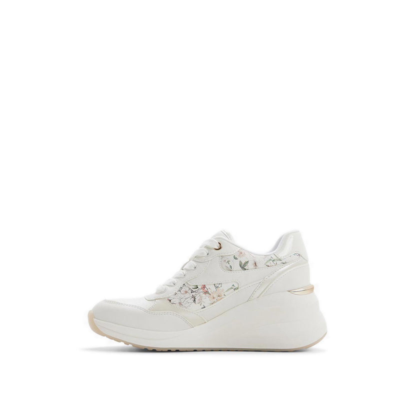 ASIEJAN WEDGE SNEAKERS - WHITE MULTI