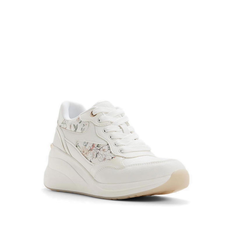 ASIEJAN WEDGE SNEAKERS - WHITE MULTI