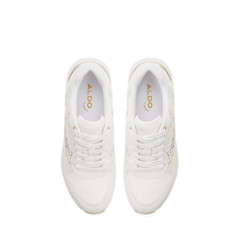 ASIEJAN WEDGE SNEAKERS - WHITE MULTI