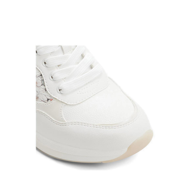 ASIEJAN WEDGE SNEAKERS - WHITE MULTI