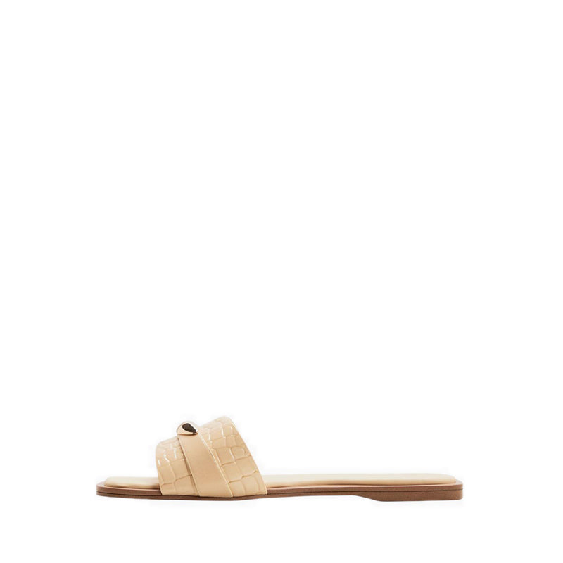 BRIELA FLAT SANDALS - LIGHT YELLOW