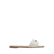 BRIELA FLAT SANDALS - WHITE/BONE