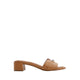DARRBY HEELED SANDALS - OPEN TAN
