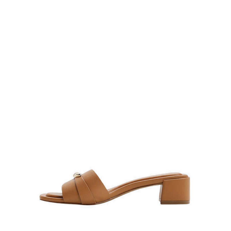 DARRBY HEELED SANDALS - OPEN TAN