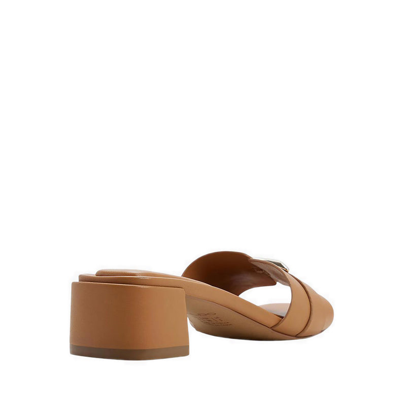 DARRBY HEELED SANDALS - OPEN TAN