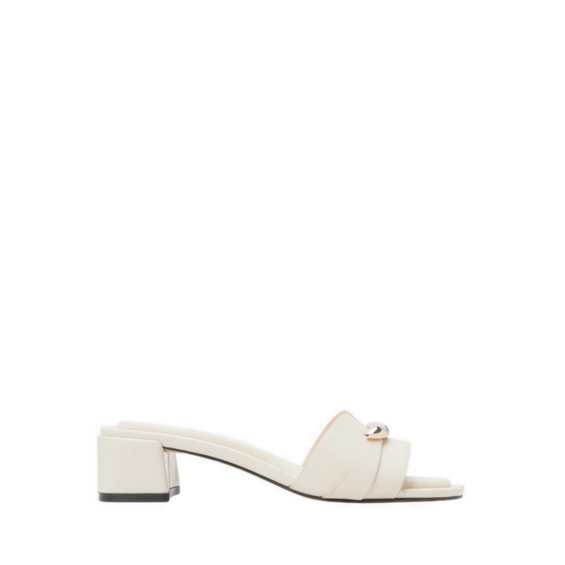 DARRBY HEELED SANDALS - LIGHT YELLOW