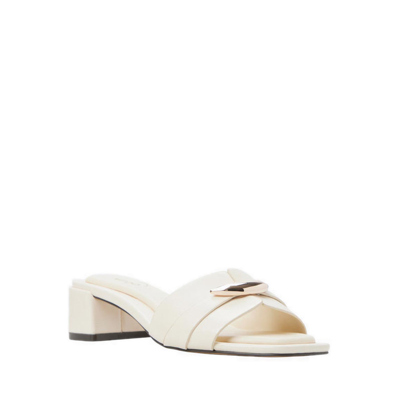 DARRBY HEELED SANDALS - LIGHT YELLOW