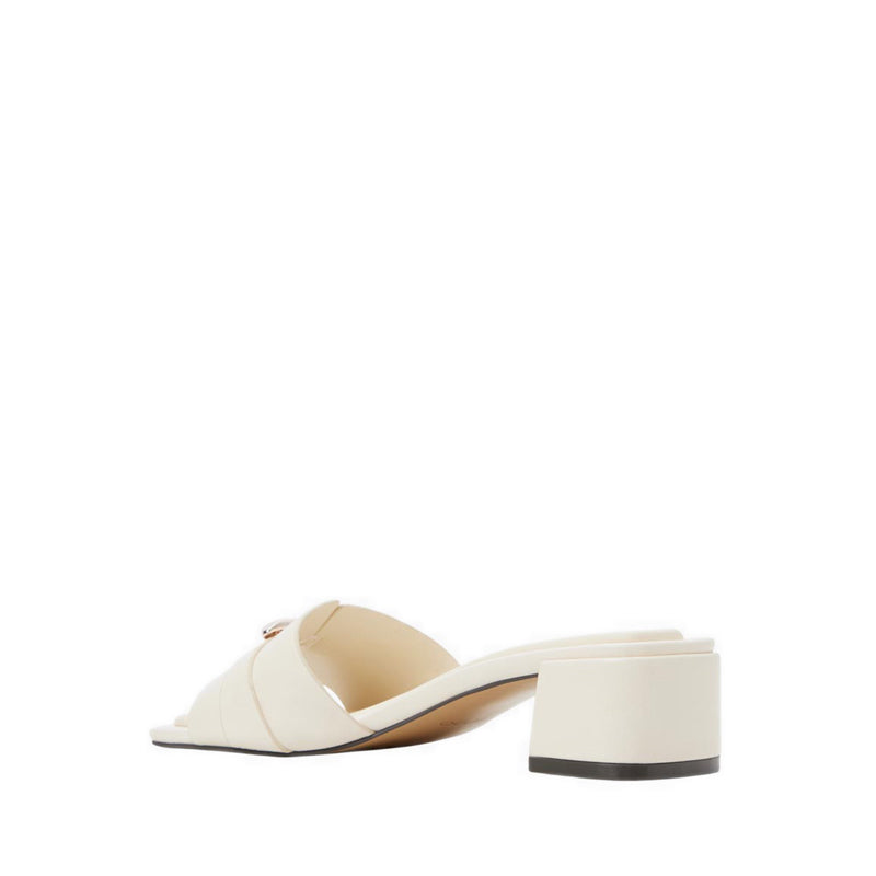 DARRBY HEELED SANDALS - LIGHT YELLOW