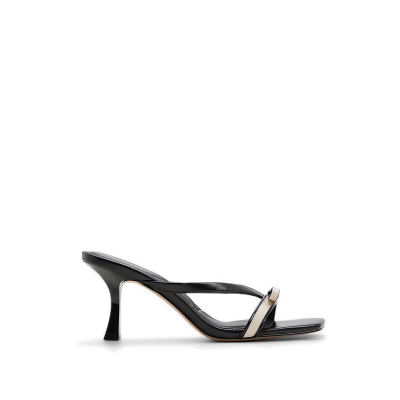 ELANORE HEELED SANDALS - BEIGE COMBO