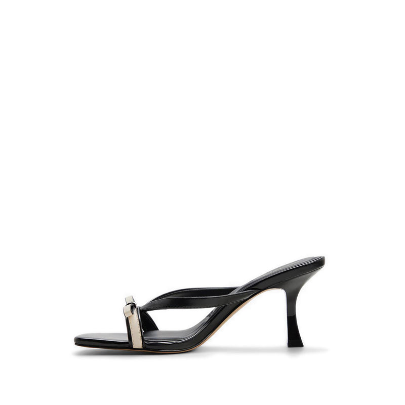 ELANORE HEELED SANDALS - BEIGE COMBO