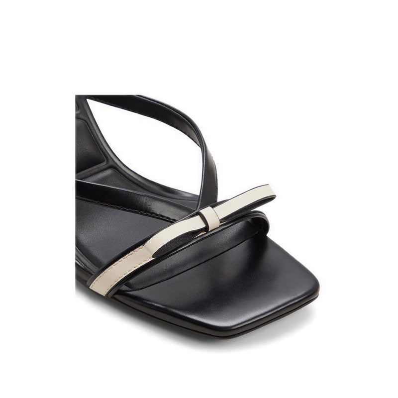 ELANORE HEELED SANDALS - BEIGE COMBO