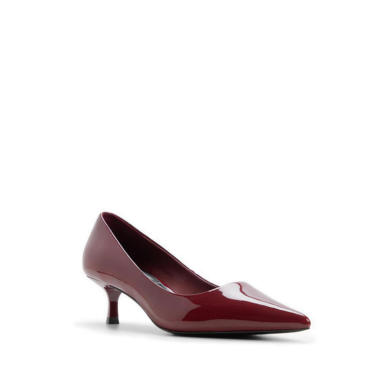 RUPARI HEELED SHOES - DARK RED