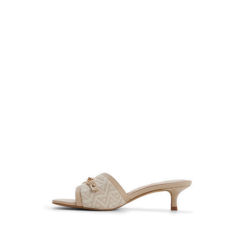 ANNAMASSI HEELED SANDALS - MEDIUM BEIGE