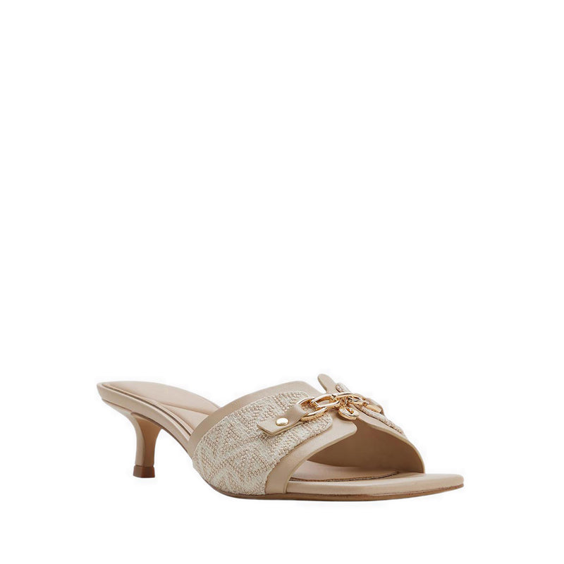 ANNAMASSI HEELED SANDALS - MEDIUM BEIGE