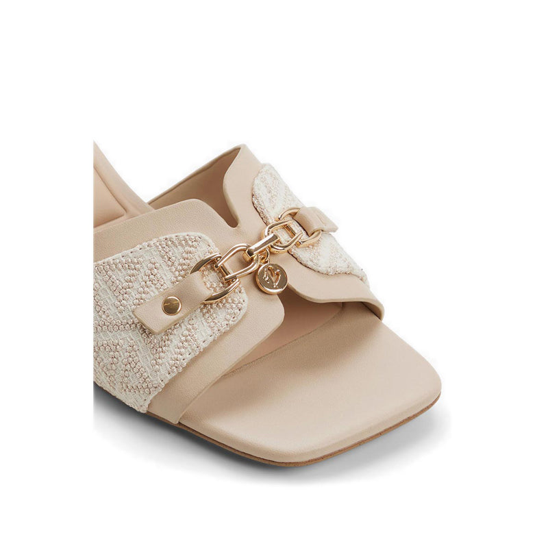 ANNAMASSI HEELED SANDALS - MEDIUM BEIGE
