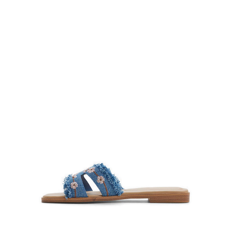 ITSANDAL FLAT SANDALS - BLUE COMBO