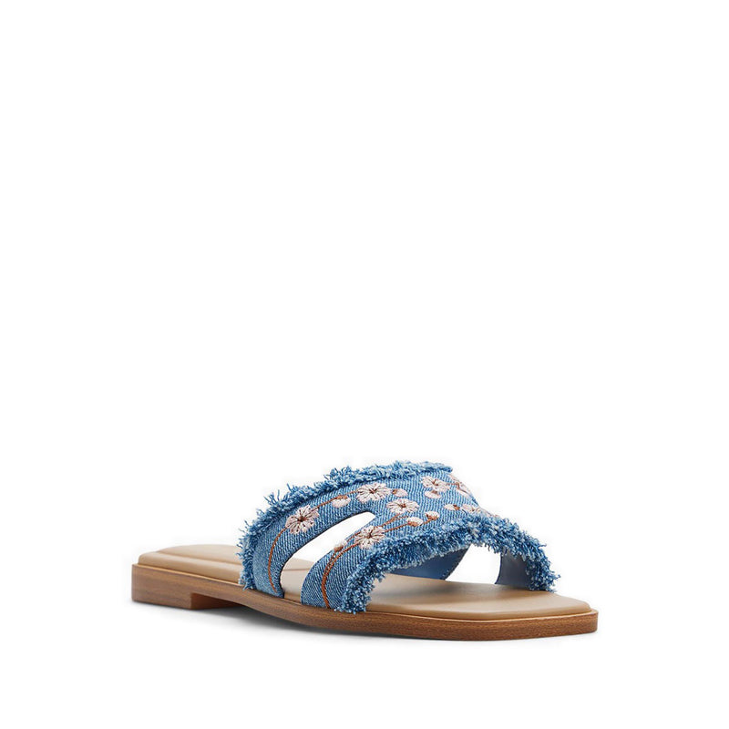 ITSANDAL FLAT SANDALS - BLUE COMBO