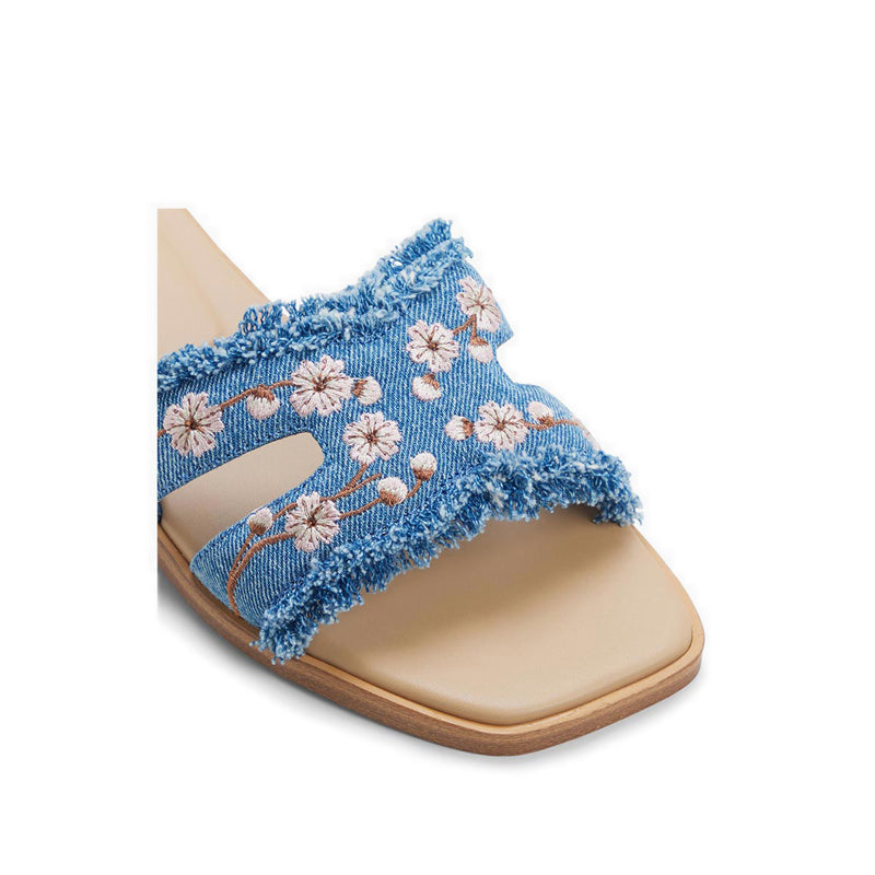 ITSANDAL FLAT SANDALS - BLUE COMBO