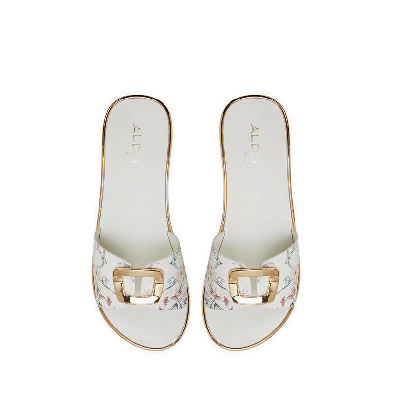 MENHADEN BEACH SANDALS - WHITE MULTI