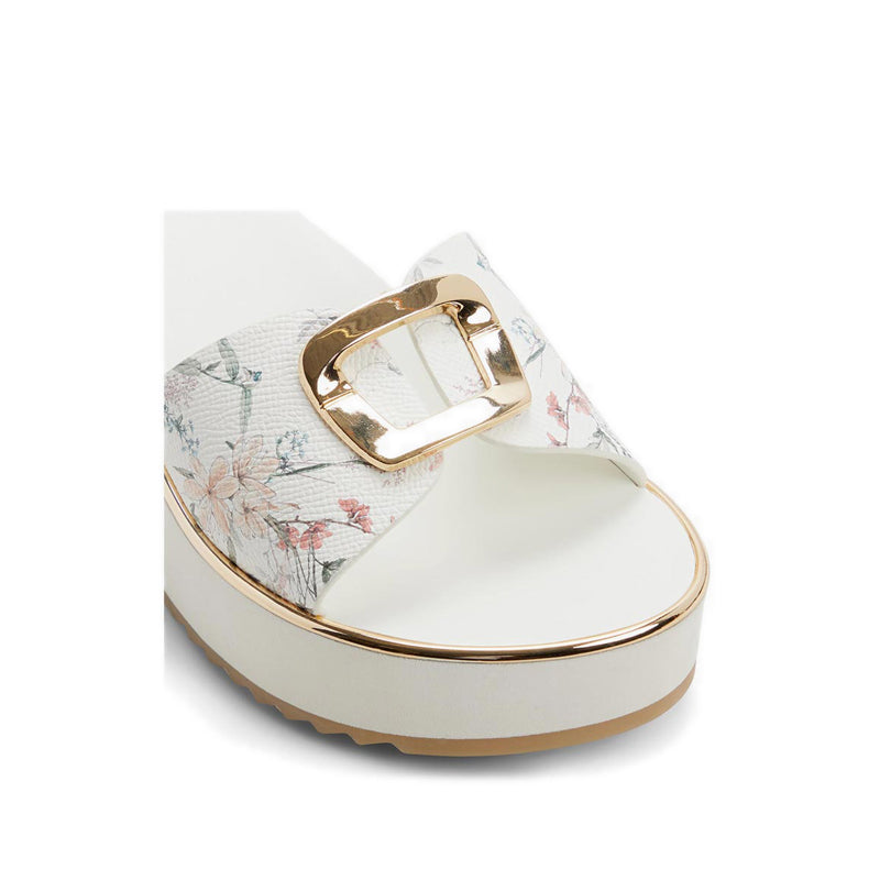 MENHADEN BEACH SANDALS - WHITE MULTI