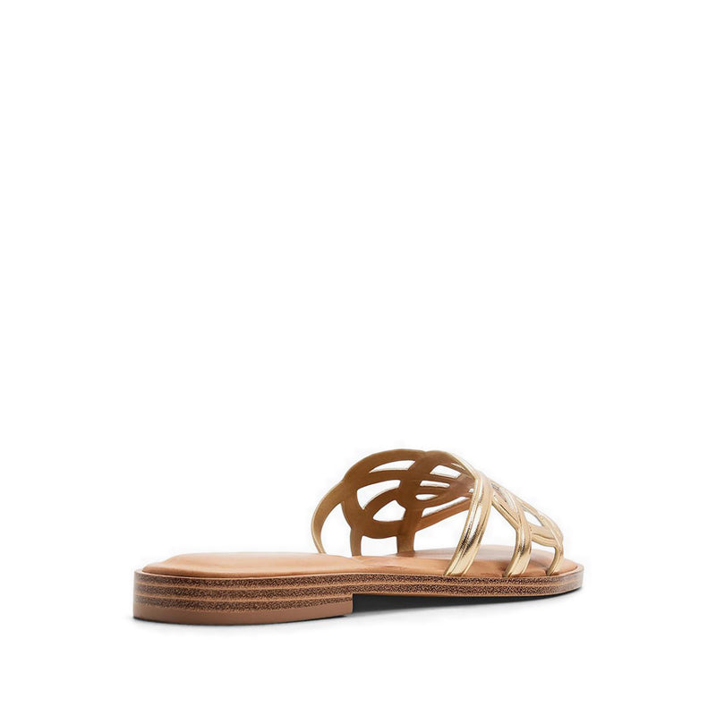 GWALISSI FLAT SANDALS - GOLD