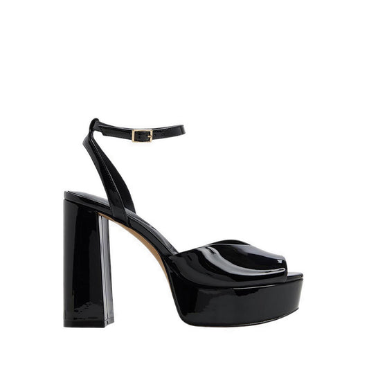 MONNAE HEELED SANDALS - BLACK
