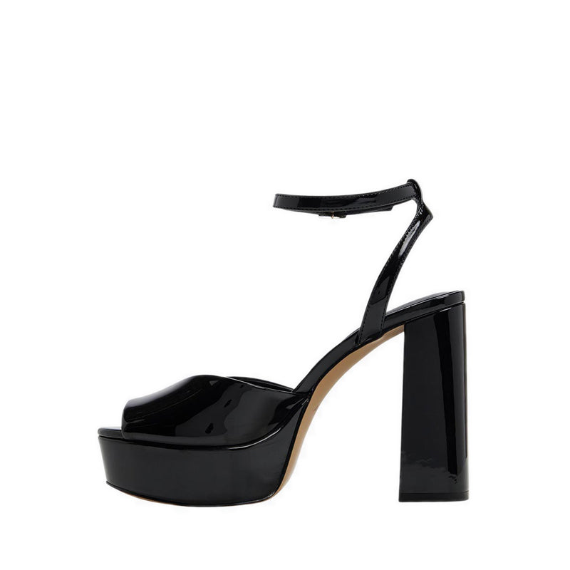 MONNAE HEELED SANDALS - BLACK
