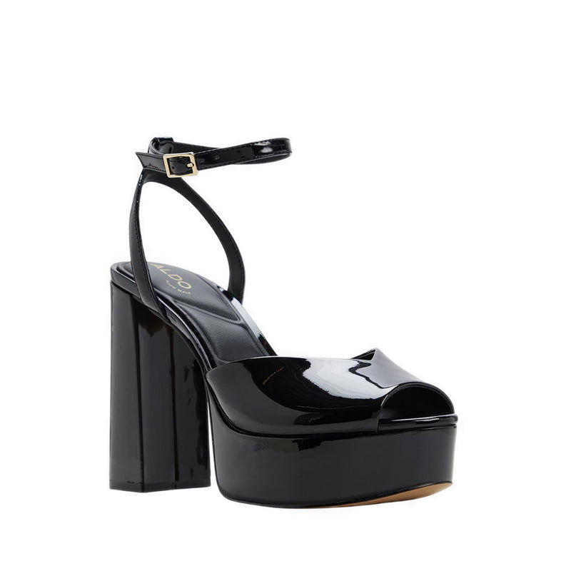 MONNAE HEELED SANDALS - BLACK