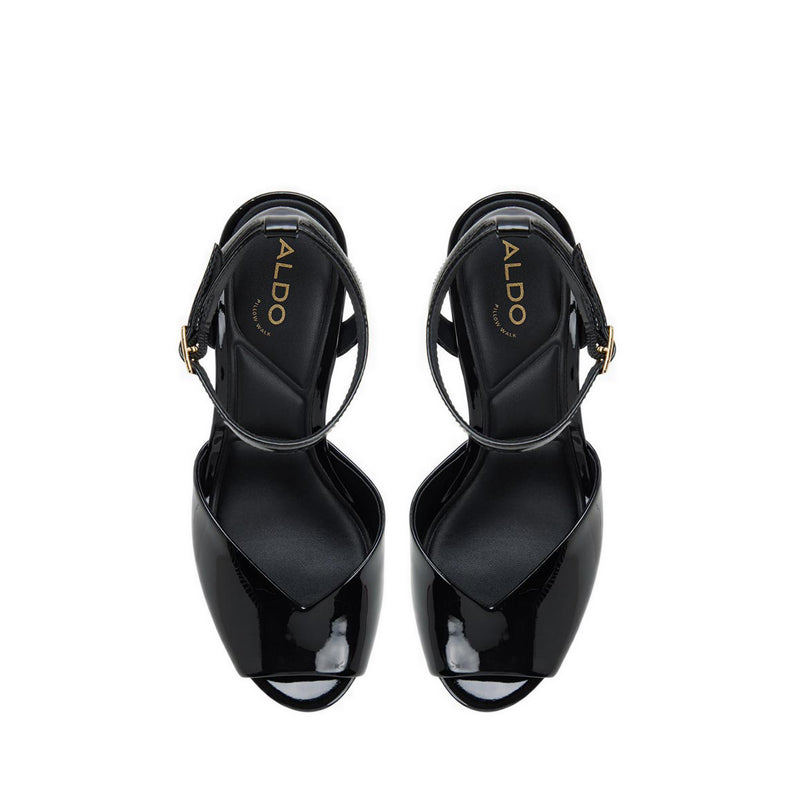 MONNAE HEELED SANDALS - BLACK