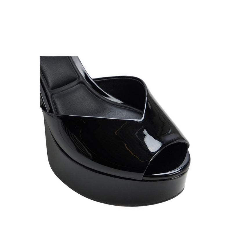 MONNAE HEELED SANDALS - BLACK