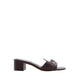 TESSINA HEELED SANDALS - BORDO