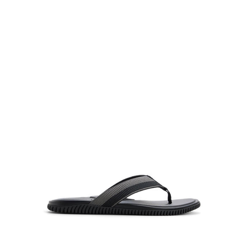 SAINZ FLAT SANDALS - BLACK